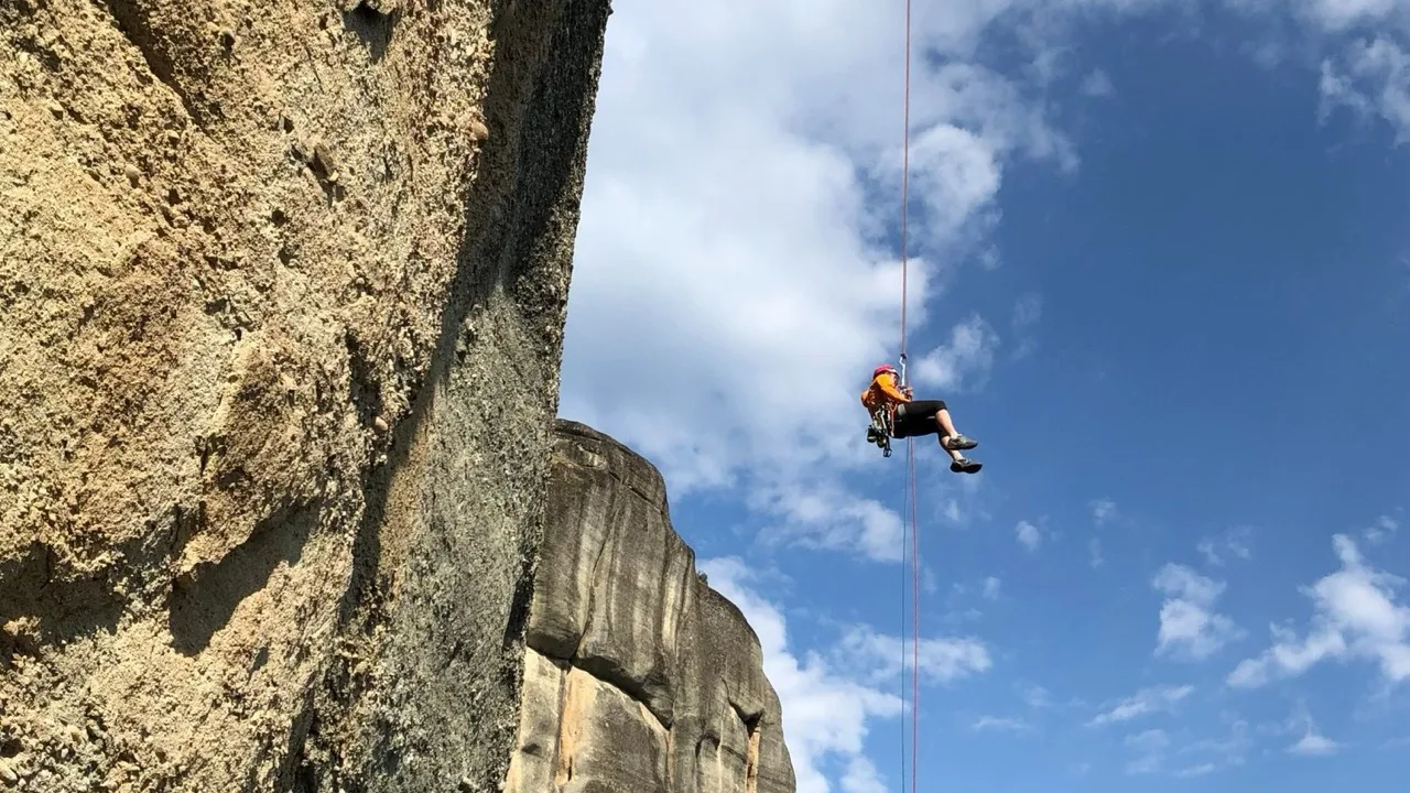 Repräsentatives Sportbild fuer Abseiling