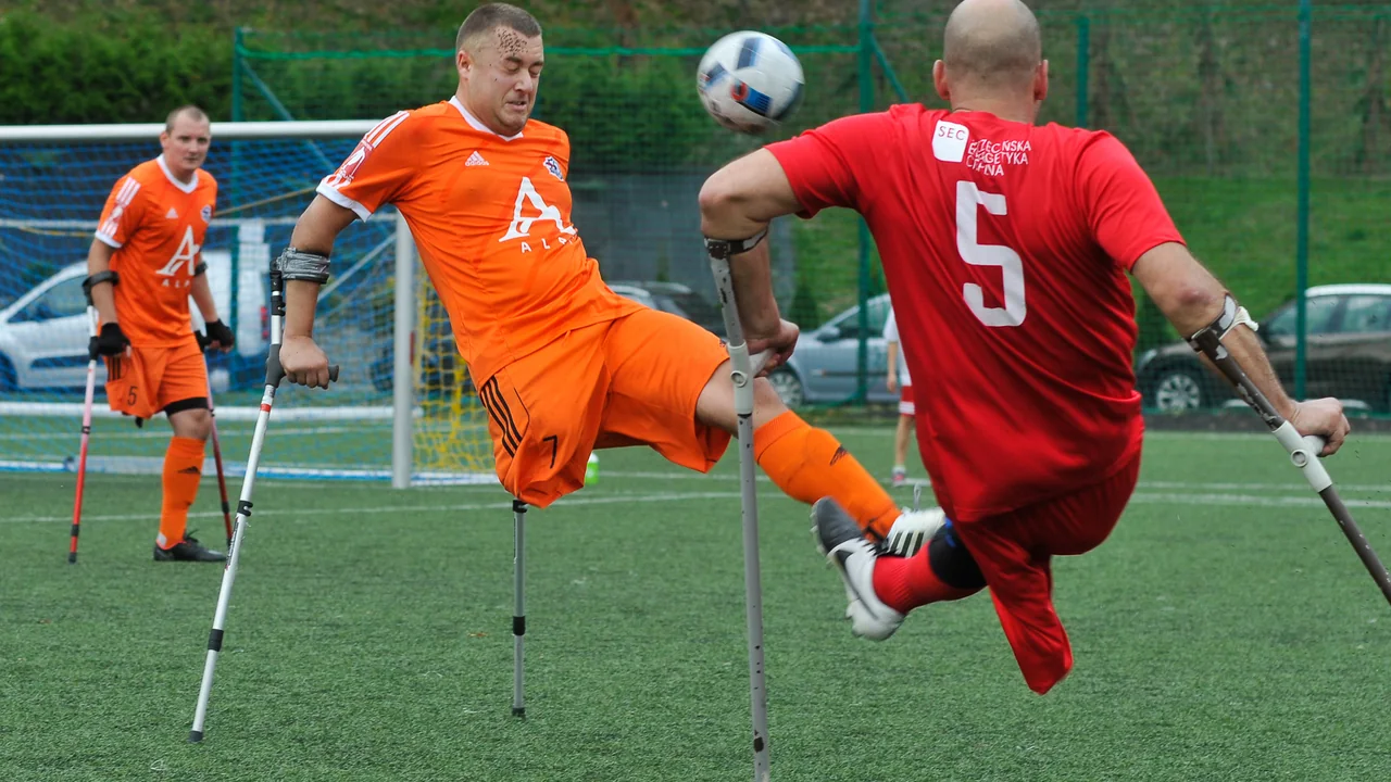 Repräsentatives Sportbild fuer Amputiertenfußball