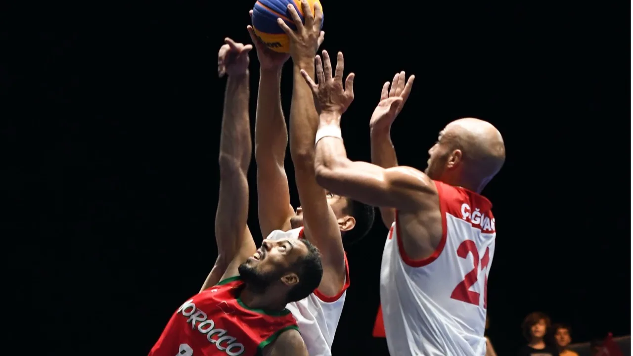 Repräsentatives Sportbild fuer Basketball 3x3
