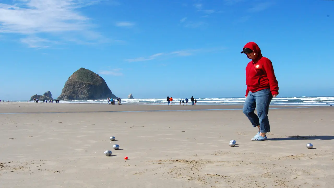 Repräsentatives Sportbild fuer Boules