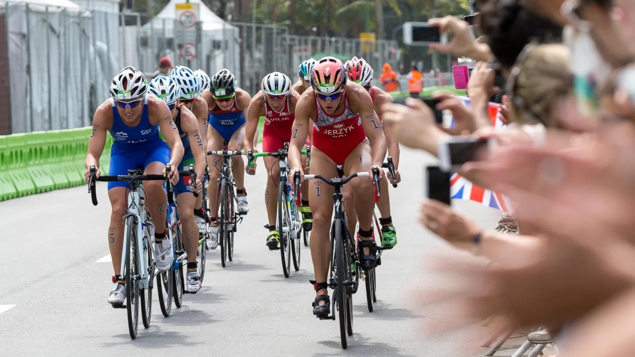 Repräsentatives Sportbild fuer Triathlon