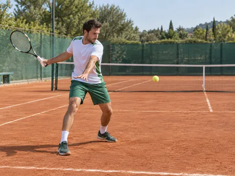 Ilustración generada por IA: Tenis