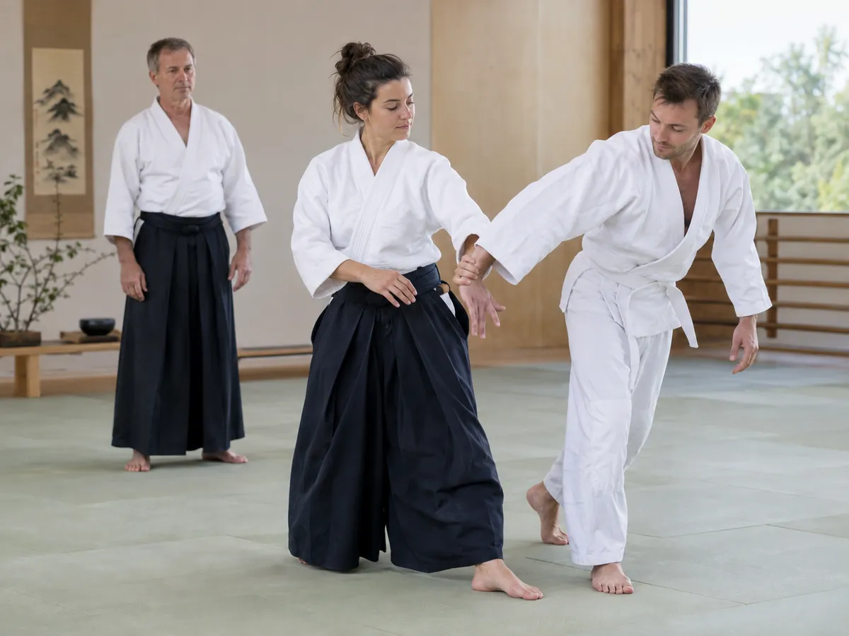 KI-generierte Illustration: Aikido