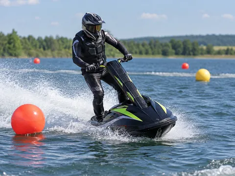 KI-generierte Illustration: Aquabike
