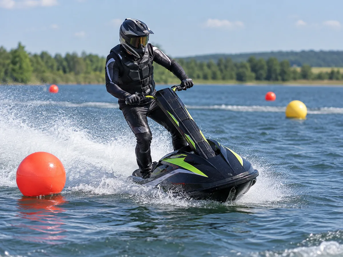 KI-generierte Illustration: Aquabike