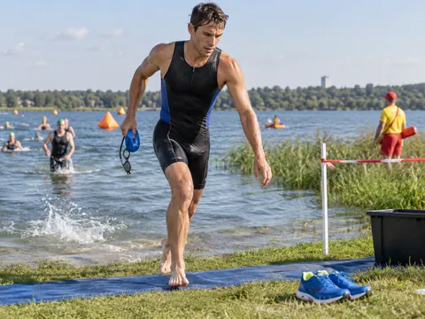 KI-generierte Illustration: Aquathlon