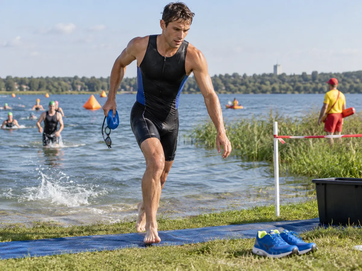 KI-generierte Illustration: Aquathlon