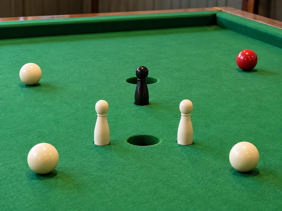 KI-generierte Illustration: Bar Billiards