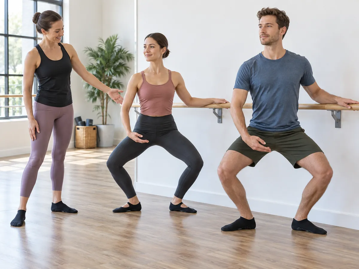 KI-generierte Illustration: Barre Fitness