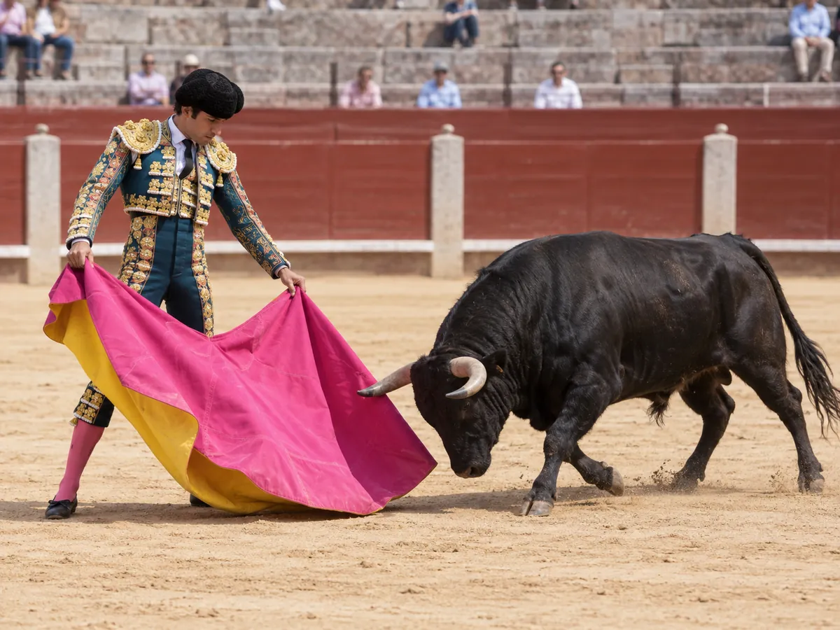 Illustrazione generata con IA: Tauromachia / bullfighting