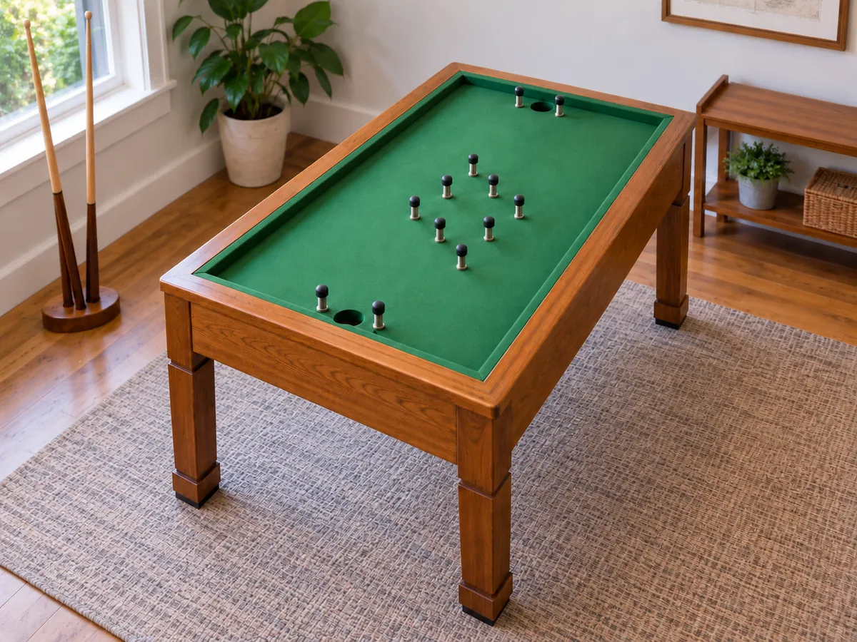 Illustrazione generata con IA: Bumper pool