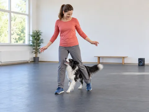 Ilustración generada por IA: Canine freestyle