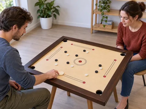 Ilustración generada por IA: Carrom