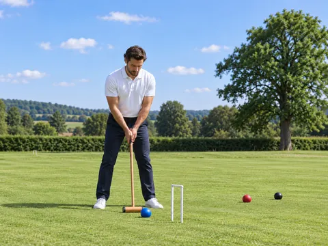 Ilustración generada por IA: Croquet