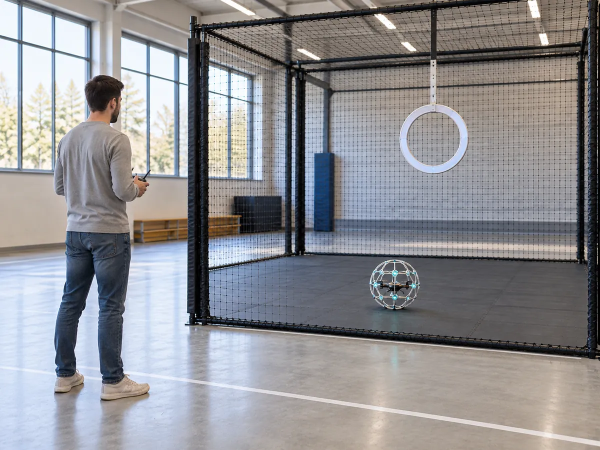 KI-generierte Illustration: Drone Soccer