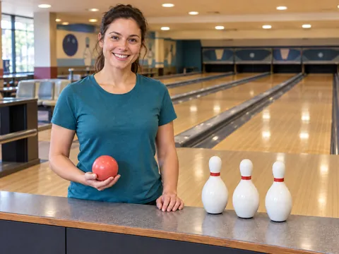 Ilustración generada por IA: Duckpin bowling