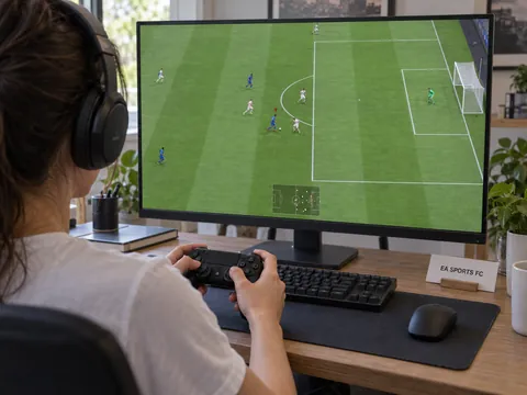 AI生成イラスト: EA SPORTS FC Esports