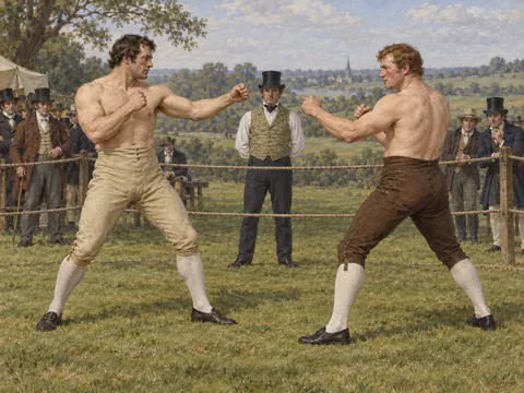 Ilustración generada por IA: Fisticuffs