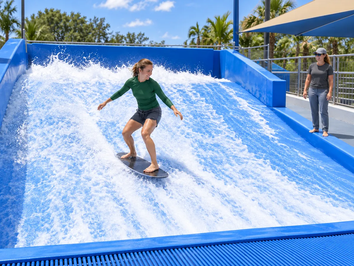 Illustrazione generata con IA: Flowboarding