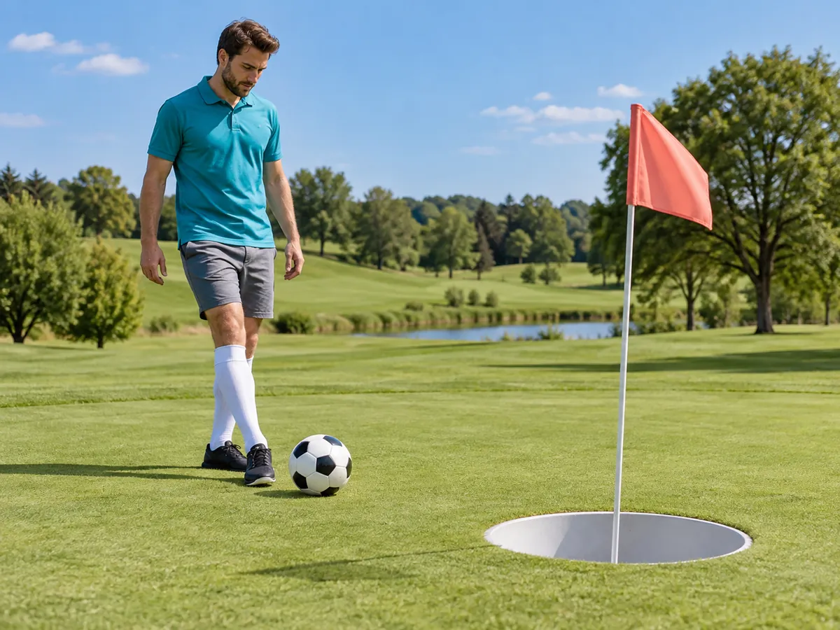 KI-generierte Illustration: FootGolf