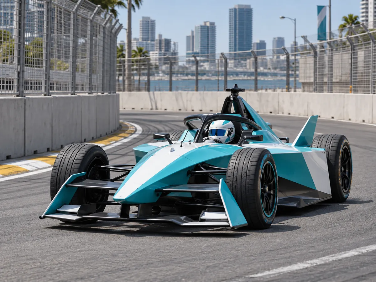 AI生成イラスト: Formula E