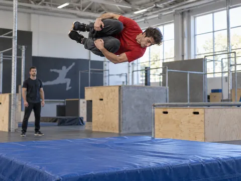 Ilustración generada por IA: Freerunning