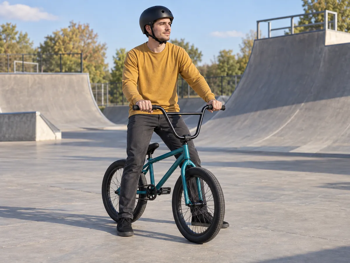 KI-generierte Illustration: Freestyle BMX