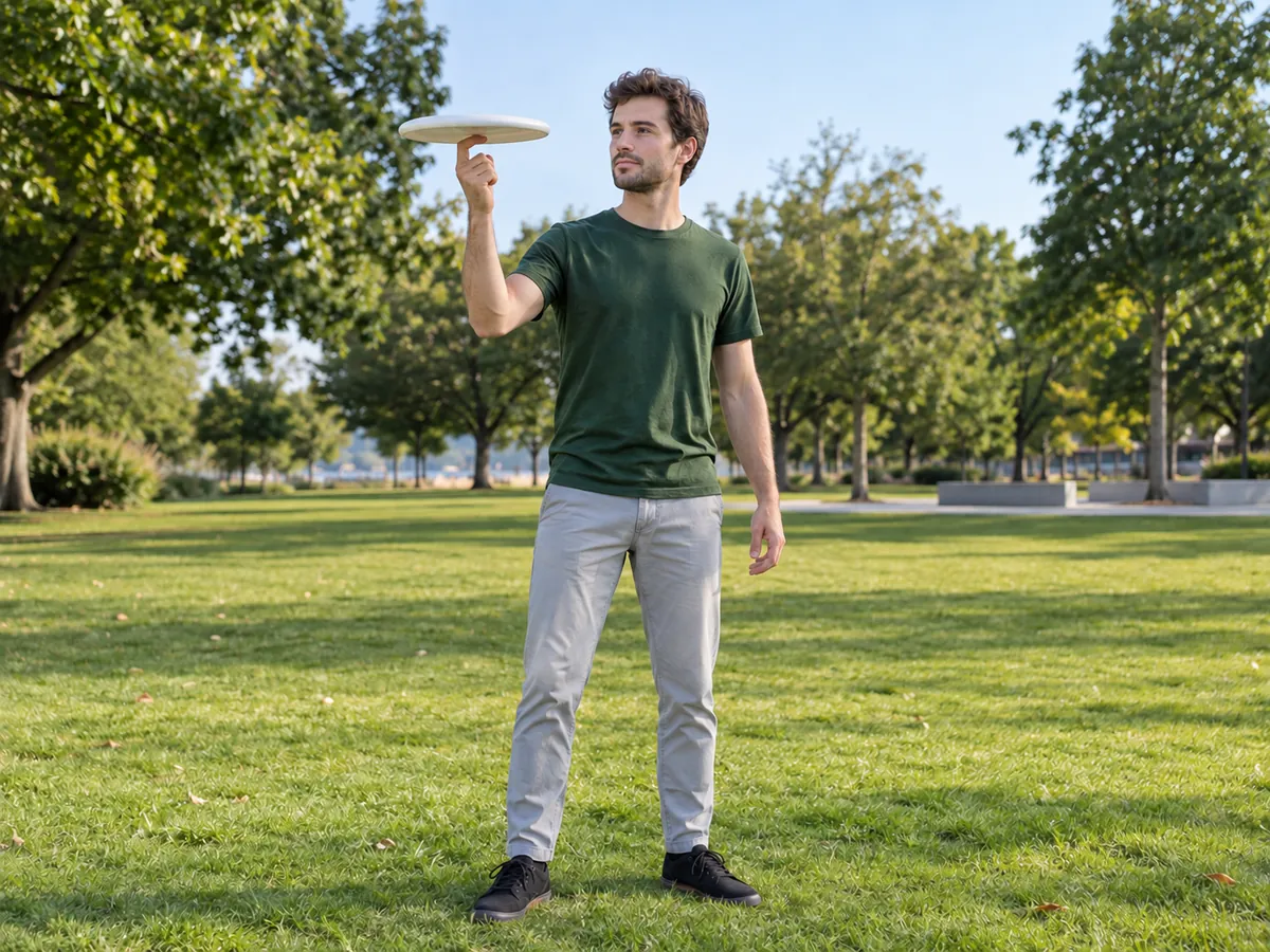 Ilustración generada por IA: Freestyle flying disc