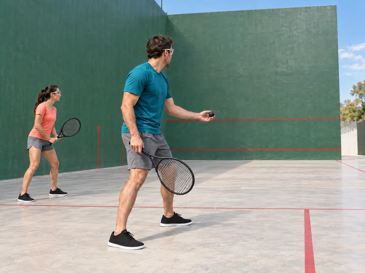 Illustrazione generata con IA: Frontenis