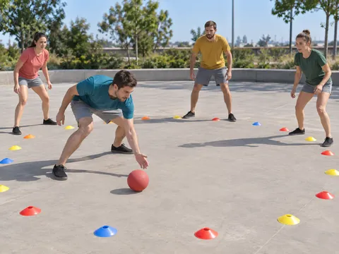 Ilustración generada por IA: Gaga ball