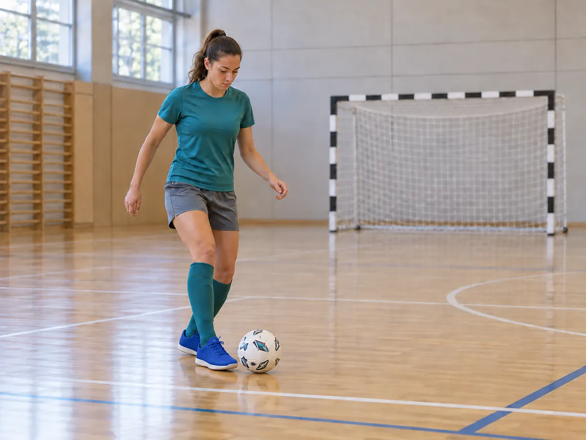 Yapay zekâ ile oluşturulan görsel: Salon futbolu