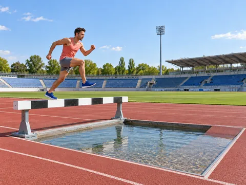 Ilustración generada por IA: Steeplechase