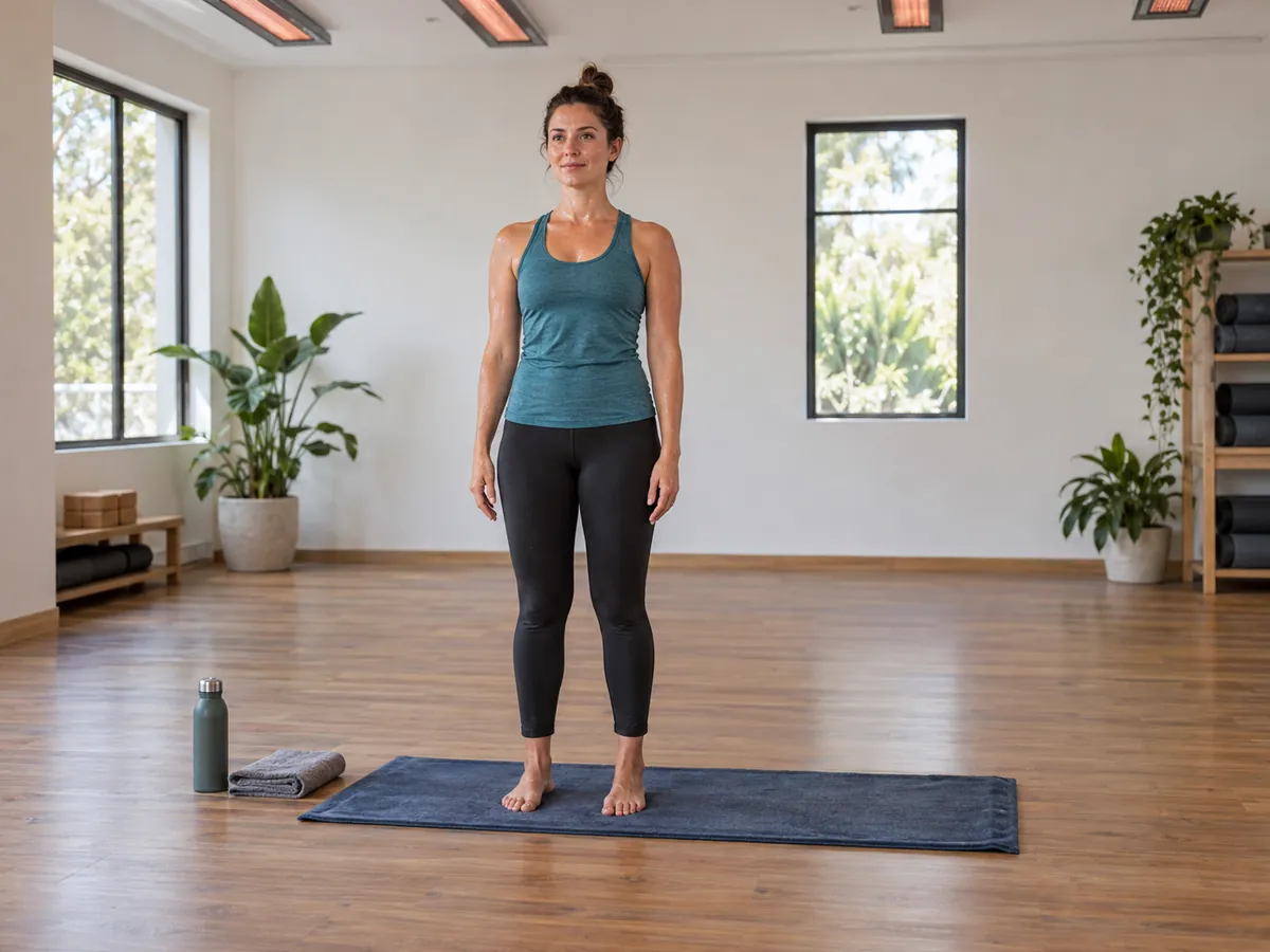 KI-generierte Illustration: Hot Yoga
