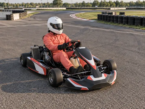 Ilustración generada por IA: Karting