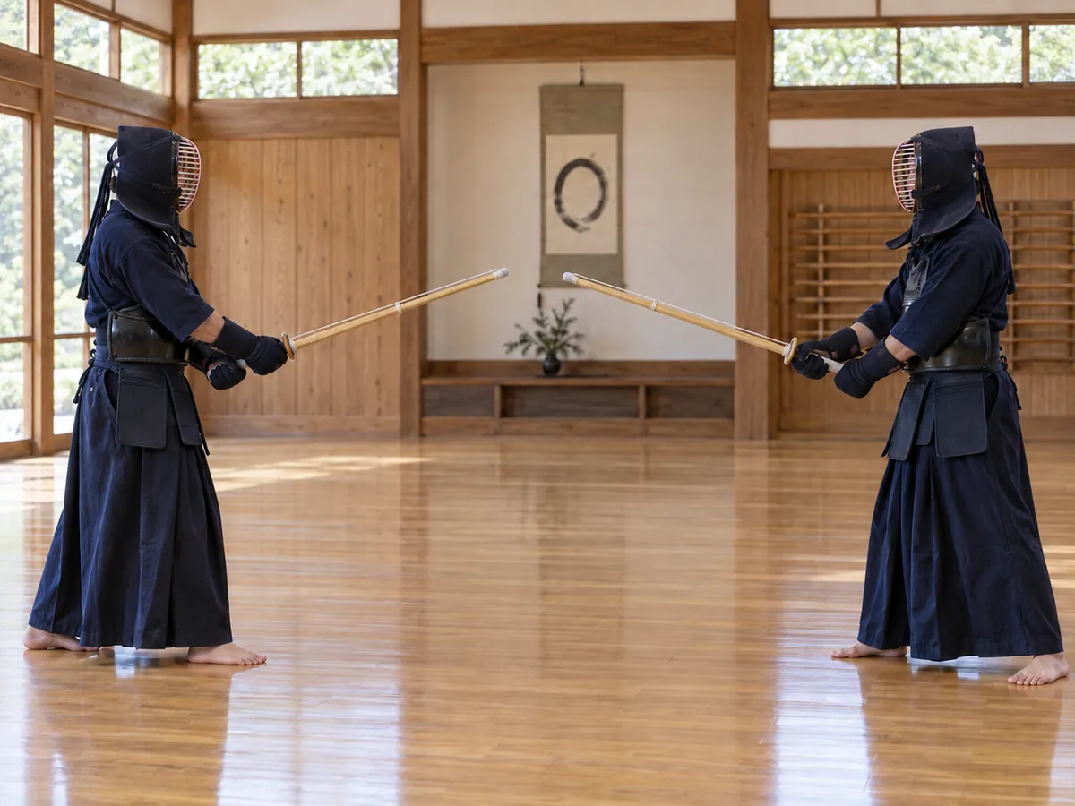 KI-generierte Illustration: Kendo