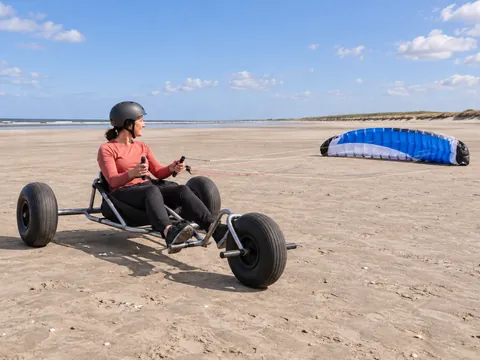 Ilustración generada por IA: Kite buggy
