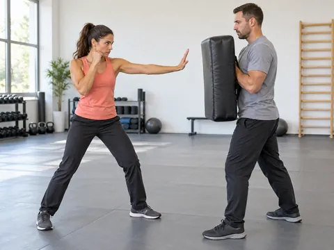 Ilustración generada por IA: Krav Maga
