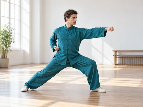 Ilustración generada por IA: Kung fu