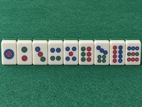 Ilustración generada por IA: Mahjong