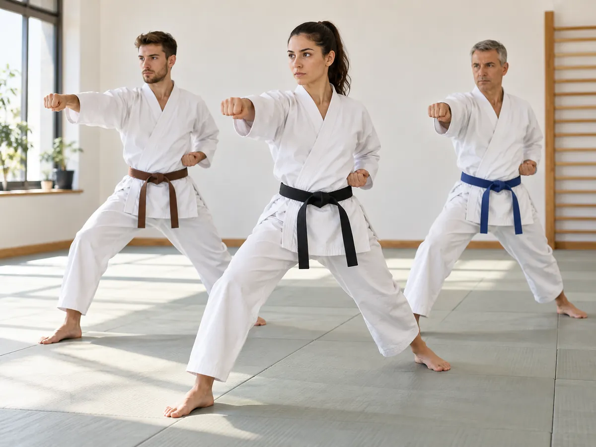 Ilustración generada por IA: Artes marciales