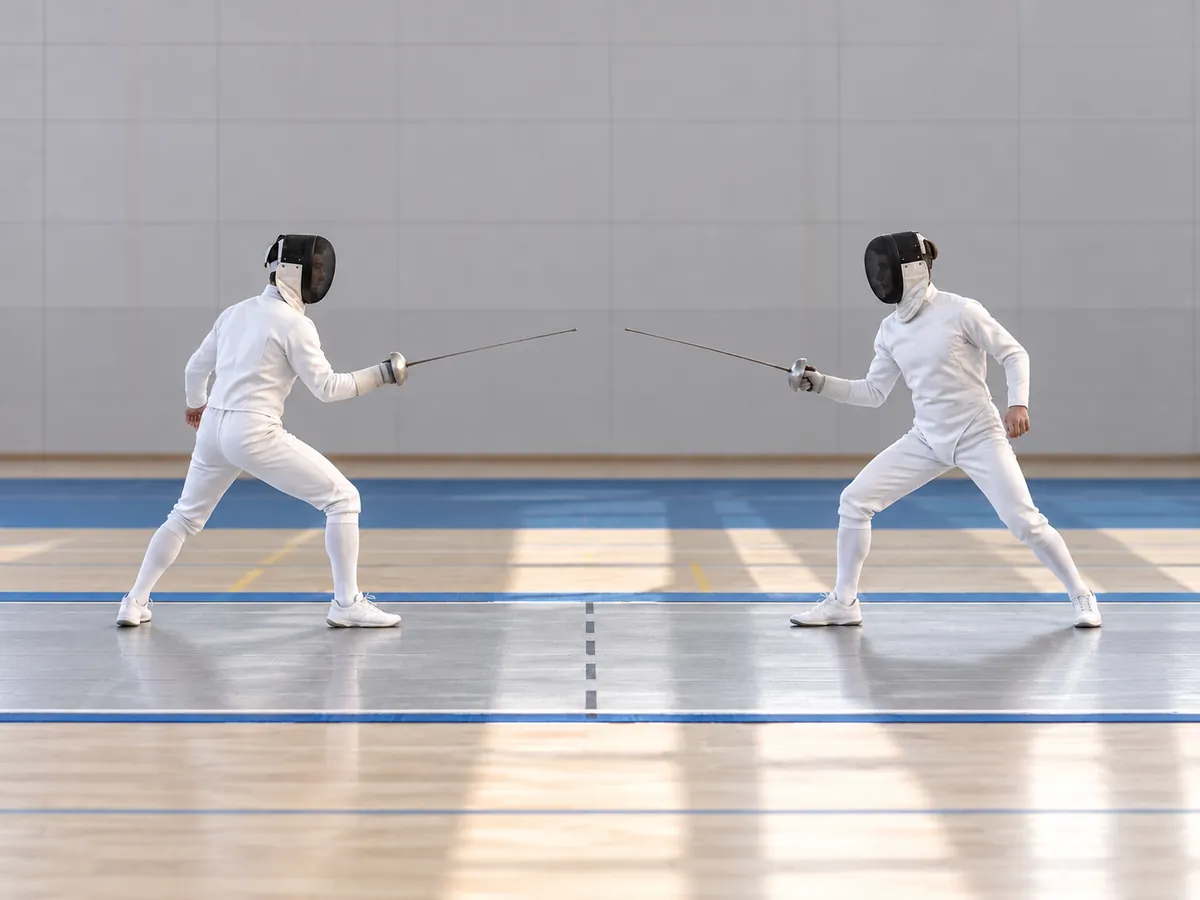 KI-generierte Illustration: Modern Pentathlon
