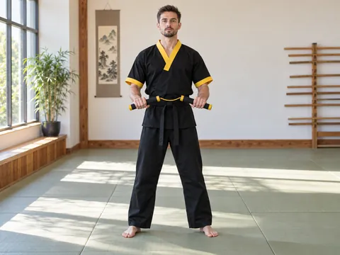 Ilustración generada por IA: Nunchaku-do