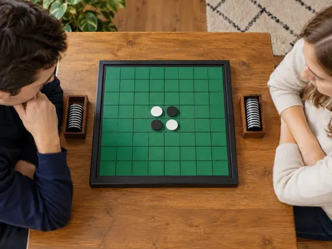 Ilustración generada por IA: Othello / Reversi