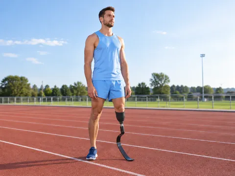 Ilustración generada por IA: Para atletismo