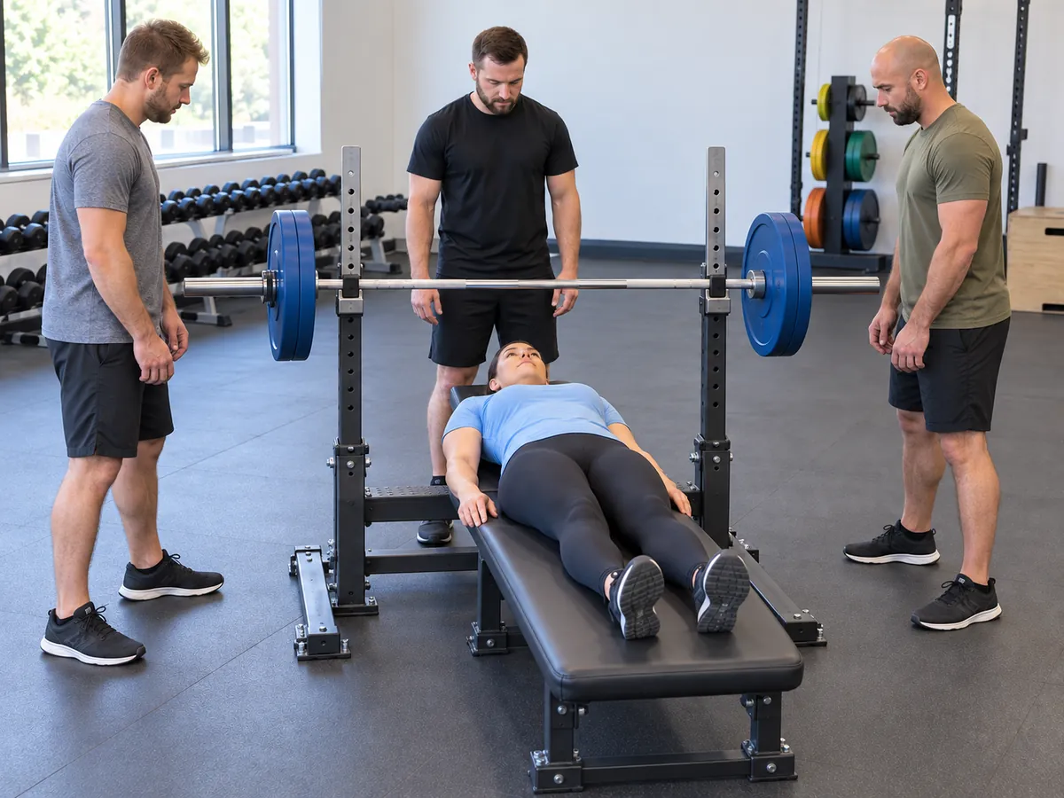 AI-generated illustration: Para Powerlifting