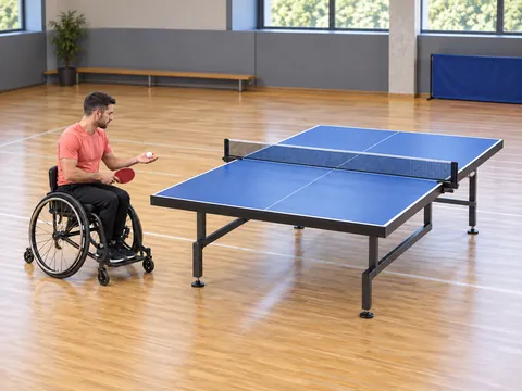Ilustración generada por IA: Para tenis de mesa