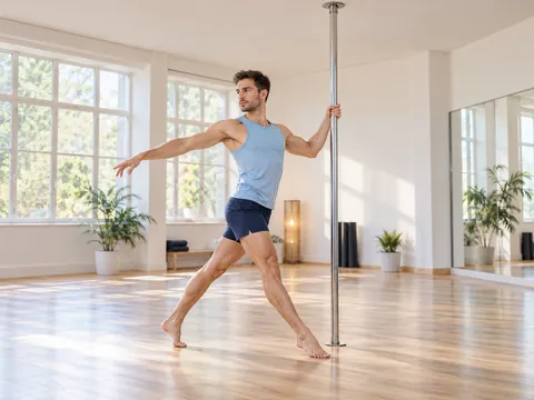 Ilustración generada por IA: Pole dancing