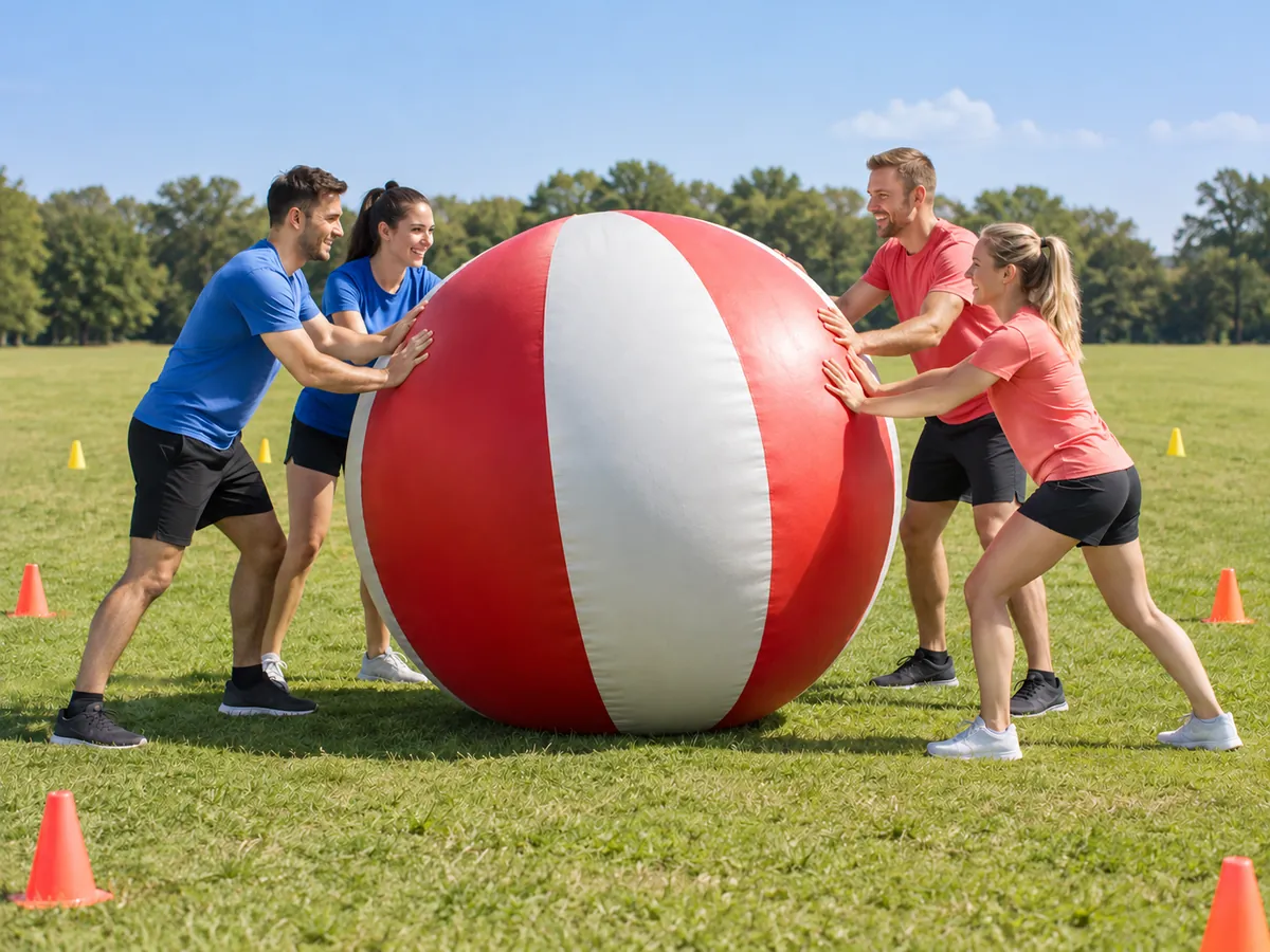 Ilustração gerada por IA: Pushball