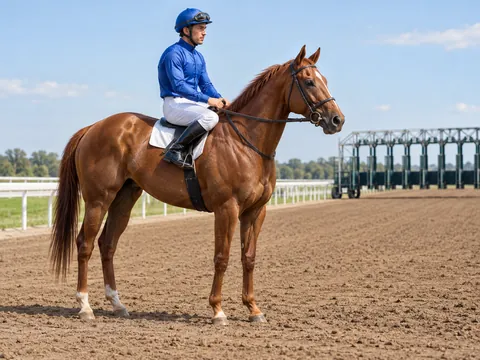 Ilustración generada por IA: Carreras de quarter horse