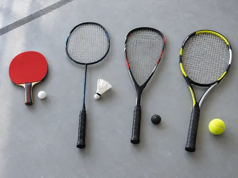Ilustración generada por IA: Racketlon